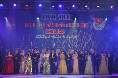 Hội thi Sinh viên cảnh sát thanh lịch khoá D38